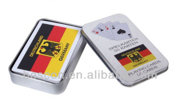 playing card set poker paper card set tinbox cards set