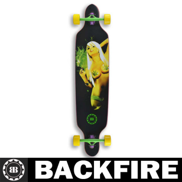 Backfire 2014 hot selling canada maple longboard Manufacturer mini canada colorful maple