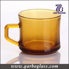 150ml Solid Amber Glassware Mug with Handle