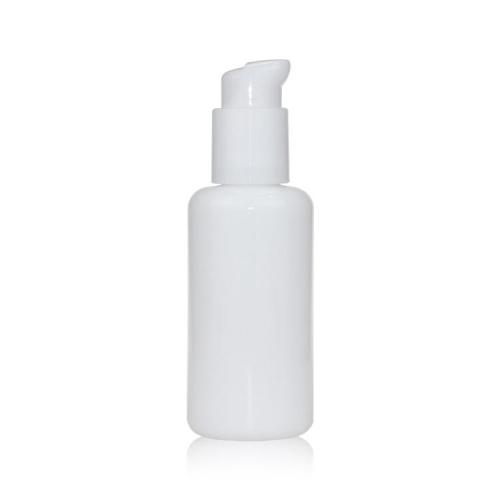 Cosmetic skincare white porcelain bottle custom cream bottle