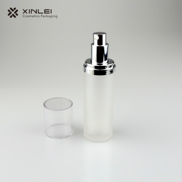 30ml airless 플라스틱 반투명 메이크업 케이스 병