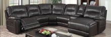 Modern American Style Leather Round Motion Corner Sofa ZOY-R9917A