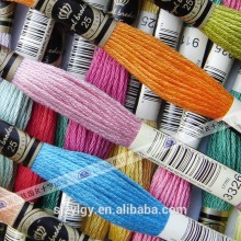 100% Cotton threads cross stitch threads with 447 DMC colors