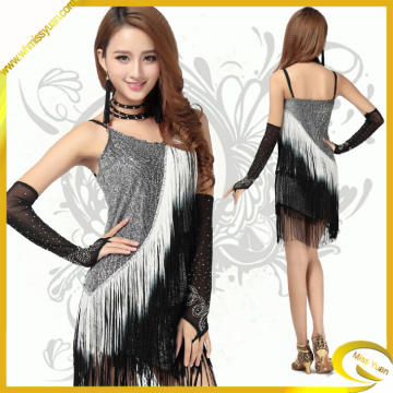 wholesale tassel latin dancewear/stage latin dancewear/new style adult latin dancewear