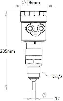 Oil Radar Laser Level Sensor for Tank Monitoring System