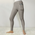 Style chaud Nouveau legging d&#39;équitation en silicone en silicone gris