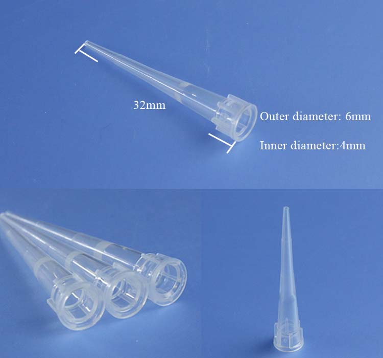 laboratory plastic 10ul micro pipette tips