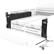 Pickup truck energized water pump water tank