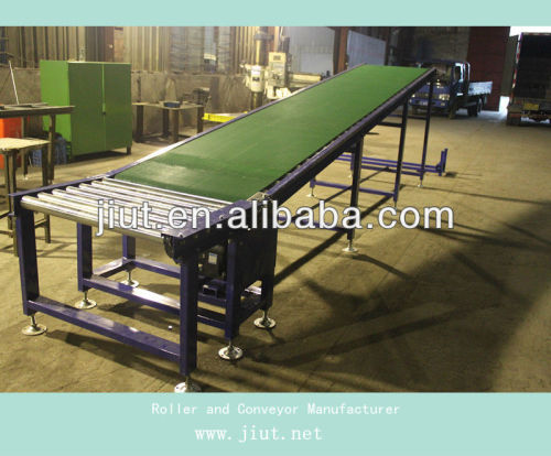 modular plastic inclined belt conveyor