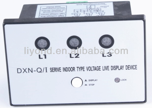 DXN series indoor type charged indicator voltage live display device for switchgear sensor