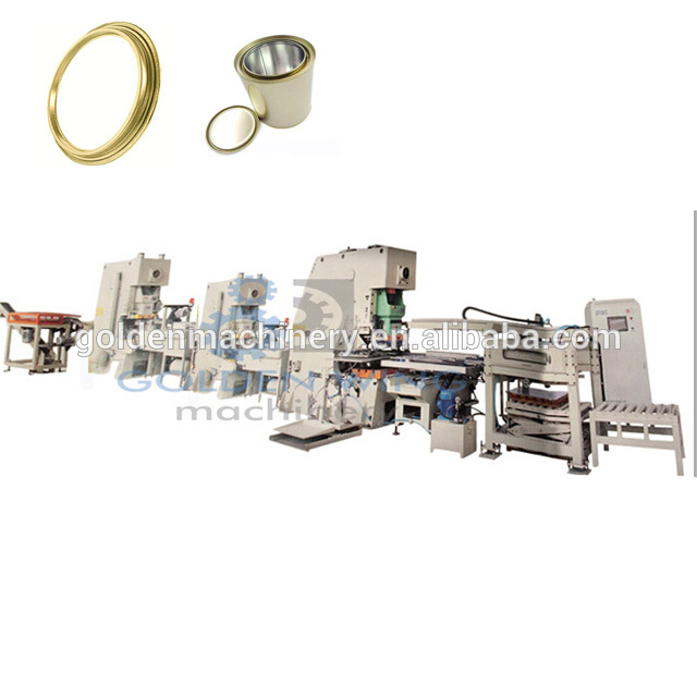 Automatic Tin Can Ring Cover Making Machine