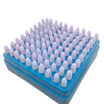 100 Pcs Abrasive Stone Points Tapered Corundum Grinding Head