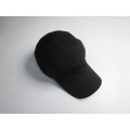 Män svarta 5 Panel Polyester Mesh promotion Cap