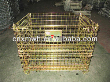 Welded galvanized wire mesh container