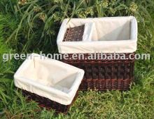 S/3 Willow towl Basket