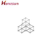 building toys magnetic bars and stainless balls