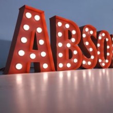 Giant Lighted Alphabet Displays