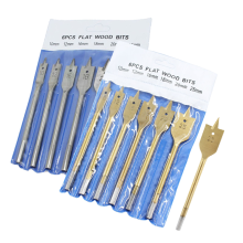 Woodworking Spade Drill Bit Set with Bag - 6pcs Kit