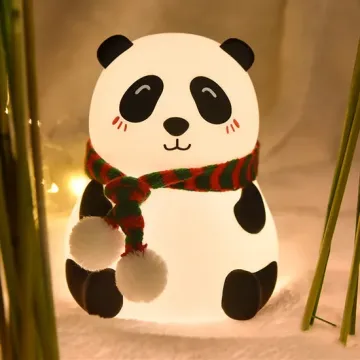 Silicone Panda Touch Activated Night Light