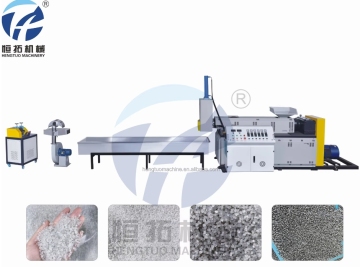 Water cooling plastic recycling machine