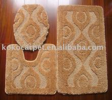 contour& lid cover set microfiber tapis - 3 pieces bath rug sets