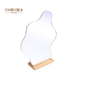 Hot Sale Irregular Shape Mirror for Bedroom - Standing Makeup Mirror Cosmetic Vanity Table Mirror