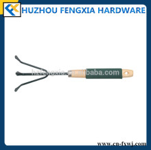 Hot Sale Garden Rake 3 Prong Hand Rake Anti Noise Garden Rake High Quality Carbon Steel Garden Hand Rake