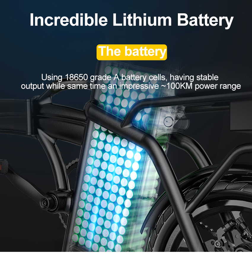 36V Water Bottle Battery Pack 14Ah Ebike lithium battery with 20A BMS power 36V 350W