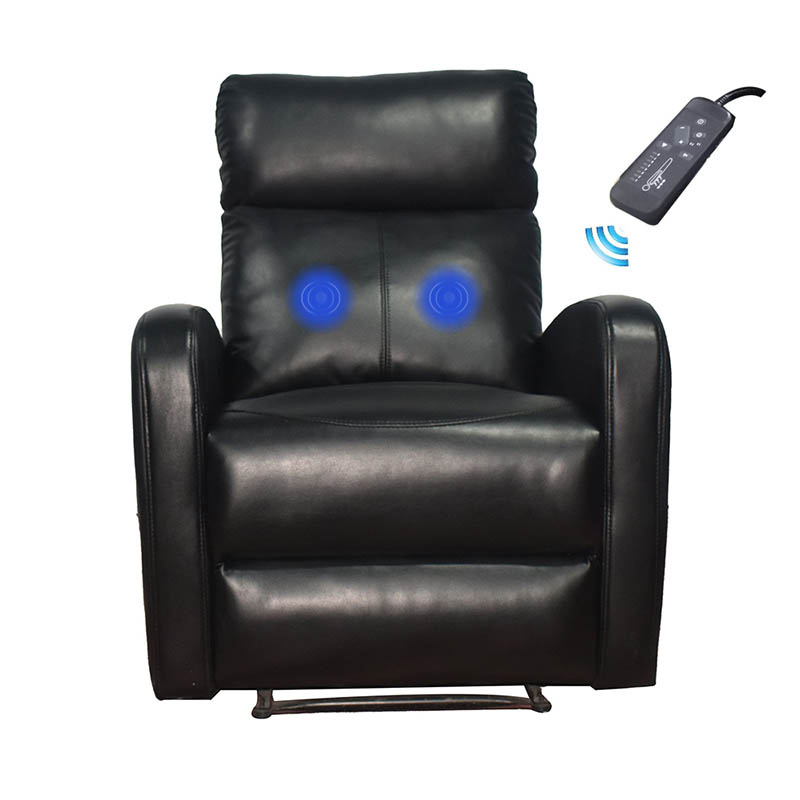 Remote Control Leather Massage Recliner Sofa