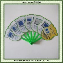 Round Advertisement PP Hand Fan