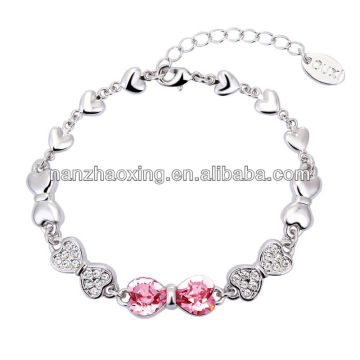 OUXI bracelet charms with Austrian Crystal