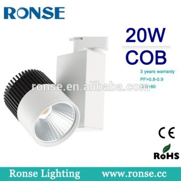 Ronse lighting Ra90 20w led track light rail lightcolor changing led track lighting