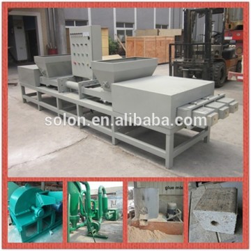 Customized Making Euro wood sawdust pallet making machine for pallet feet