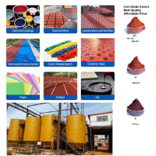 Iron Oxide Red Yellow Black For Cement Bricks