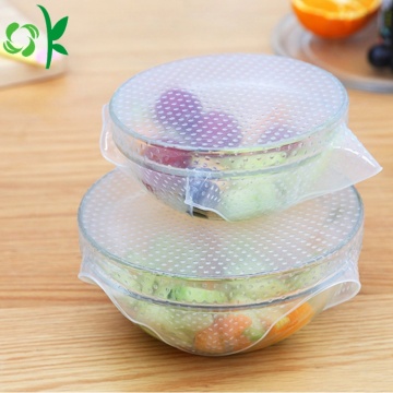 Silicone Stretch BPA Free Food Covers Seal Wrap