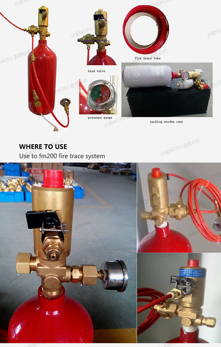 3KG FM200 fire Tube Detection system