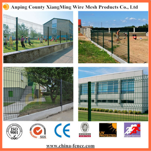 Green Wire Mesh Panel Fencing