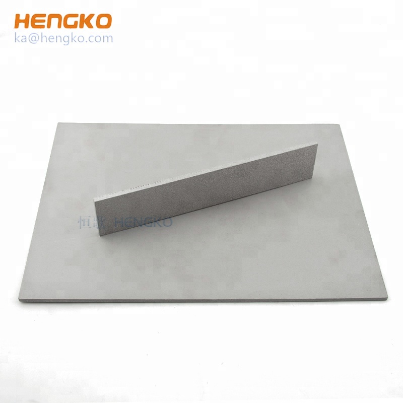 Customized different size flexible design powder sintering porous 316 316L stainless steel filter plate for fuel oil/wine filter