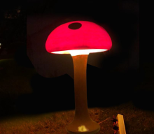 Cartoon Glowing Mushroom D Lights