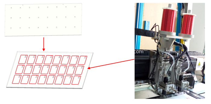 Smart Card Wire Embedding Machine 2 heads