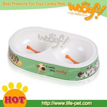 Paw Print Dog Bowl