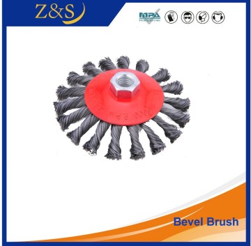 Twist Knot Steel Wire Bevel Brush