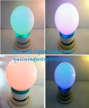 decorative LED bulb light, holiday RGB colorful LED lamp