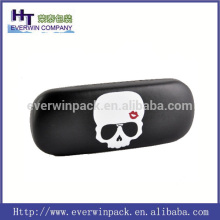 Wholesale plain eyewear leather covered metal box