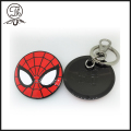 Spider Man Shield gantungan kunci logam