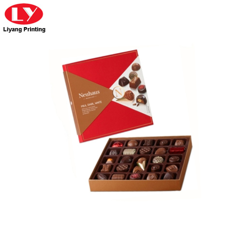 Kotak pembungkusan hadiah kotak coklat truffle praline