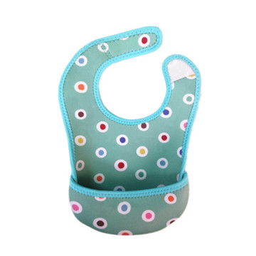 Waterproof Neoprene Baby Bibs with Pocket