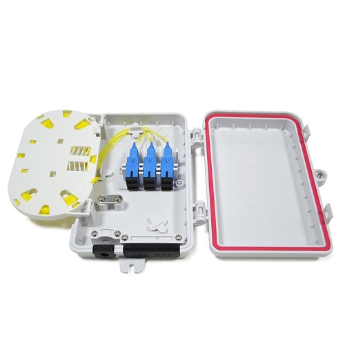 6 core Wall Mounted Fiber Optic Terminal Box