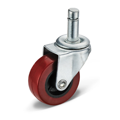 Rubber casters with high working efficiency