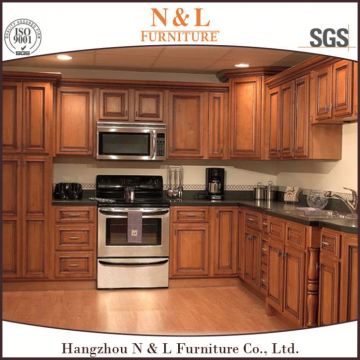 Hot sale good quality solid China kitchen cabinet